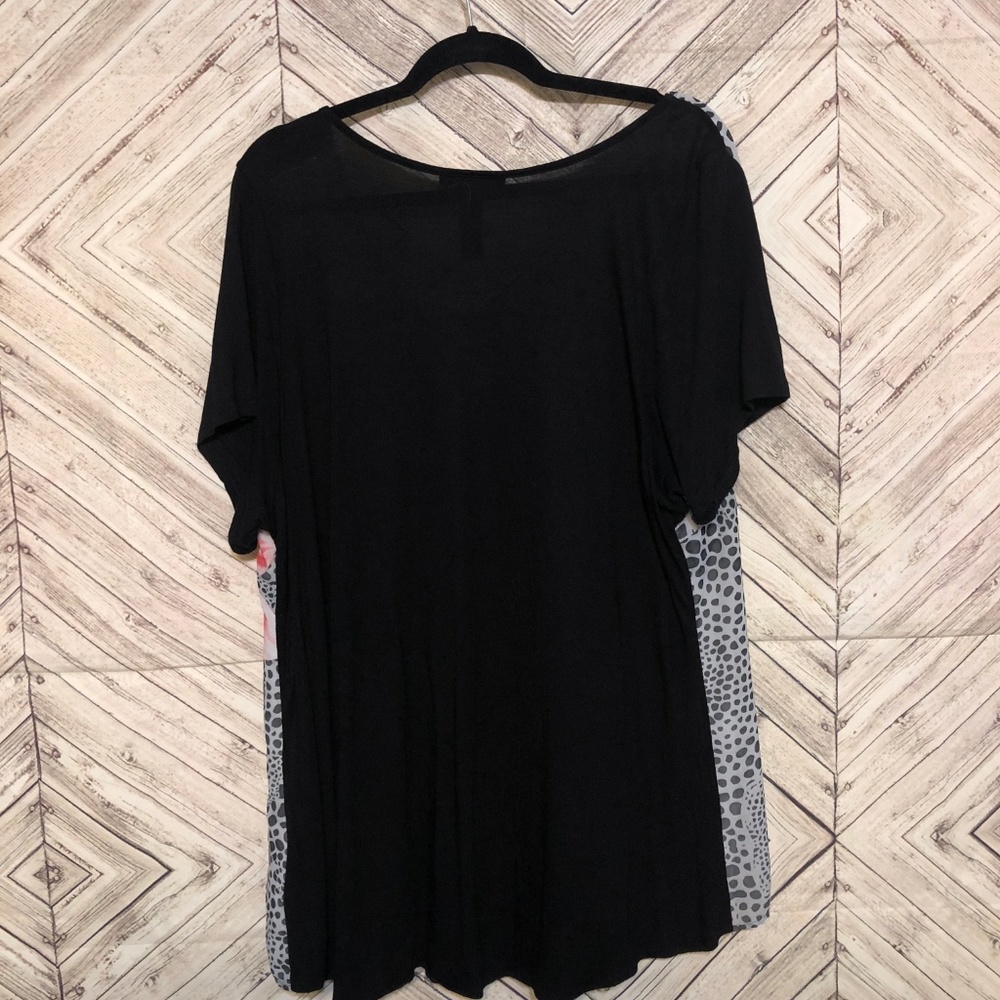 Style&Co 3X floral top short sleeve - Picture 5 of 6